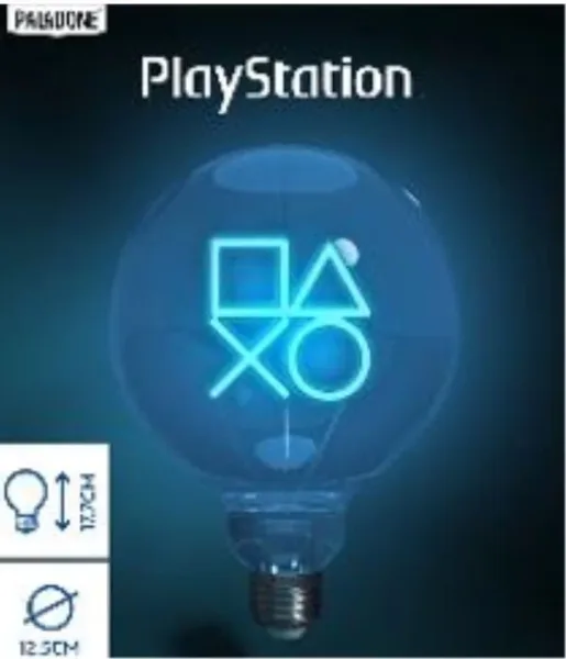 Bombilla LED neón paladone playstation e27