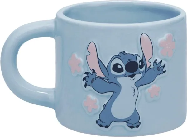 Taza paladone disney stitch con punto en relieve