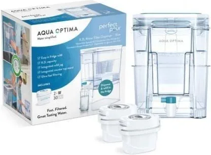 Depósito de Agua Filtrada Aqua Optima WD1000/ 8.2L/ Incluye 2 Filtros