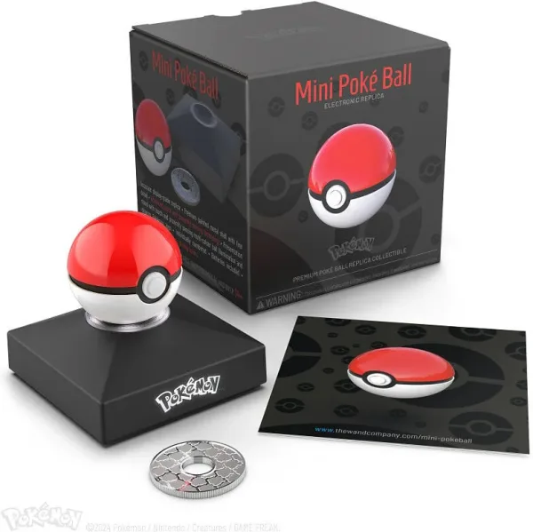 Réplica electrónica the wand company die cast mini poke ball