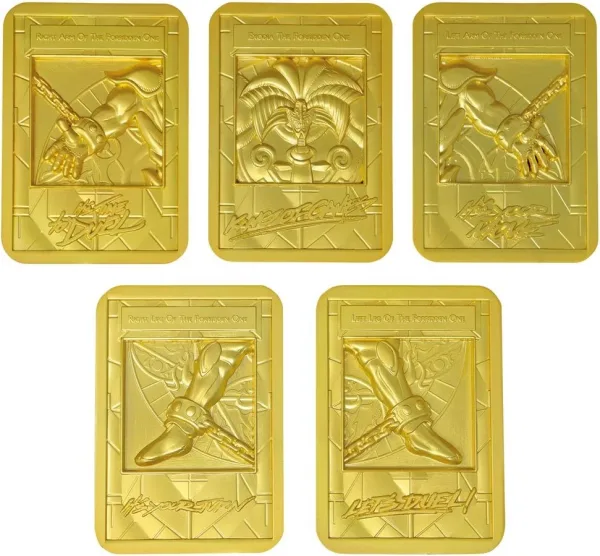 Replica yu - gi - oh! lingotes exodia the forbidden one edición limitada