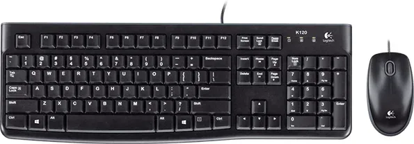 Teclado + mouse raton logitech desktop mk120 USB italiano