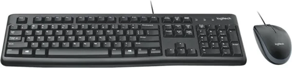 Teclado + mouse logitech mk120 optico USB 2.0 negro ingles uk