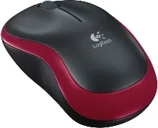 Mouse logitech wireless m185 optico rojo  2.4ghz