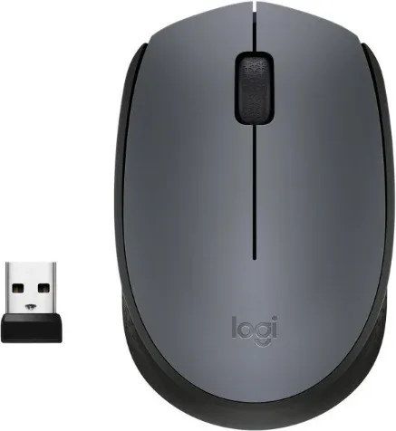 Ratón Inalámbrico Logitech M170/ Hasta 1000 DPI/ Gris