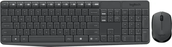 Teclado + mouse logitech mk235 inalambrico ingles internacional