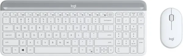 TECLADO + RATON WIRELESS MK470 SLIM BLANCO LOGITECH