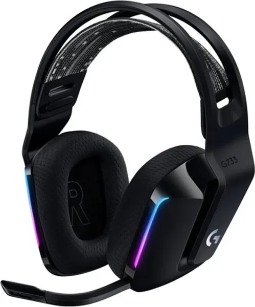 Auriculares Gaming Inalámbricos con Micrófono Logitech G733/ Negros