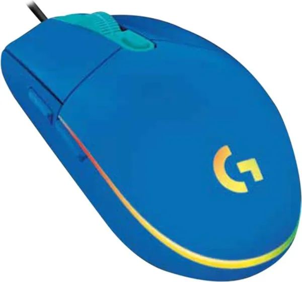Mouse raton logitech g102 lightsync azul gaming 8.000 dpi 6 botones
