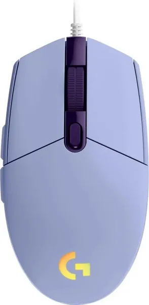 Raton gaming logitech g102 lightsync lila