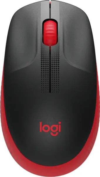 Ratón Inalámbrico Logitech M190/ Hasta 1000 DPI/ Rojo