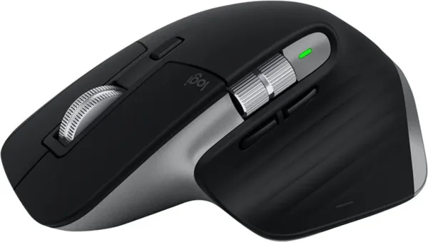 Raton Ergonomico Wireless Mx Master 3S Recargable For Mac Gris Espacial Logitech