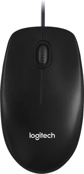 Ratón Logitech M100/ Hasta 1000 DPI/ Negro