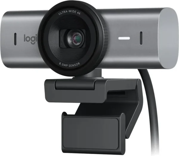 Camara logitech mx brio 4K UHD -  USB tipo c -  grafito
