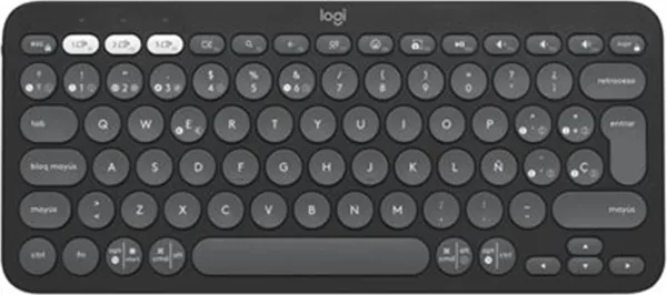 Teclado Wireless K380S Pebble Keys 2 Negro Logitech