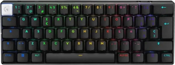 Teclado gaming logitech pro x 60 inalambrico negro