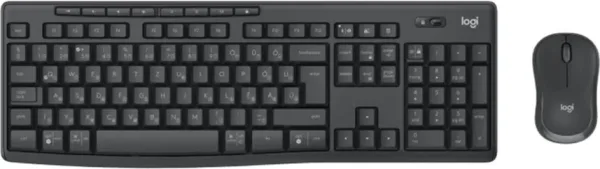Teclado + raton logitech mk370 combo for business portugues negro