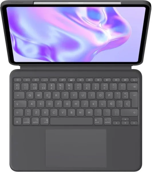 Funda logitech combo touch con teclado para ipad pro 13 pulgadas (m4) grafito español