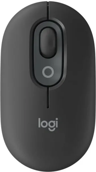 Raton inalambrico logitech pop mouse grafito