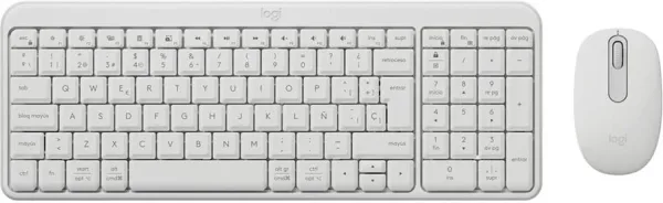 Teclado + mouse logitech mk250 inalambrico blanco