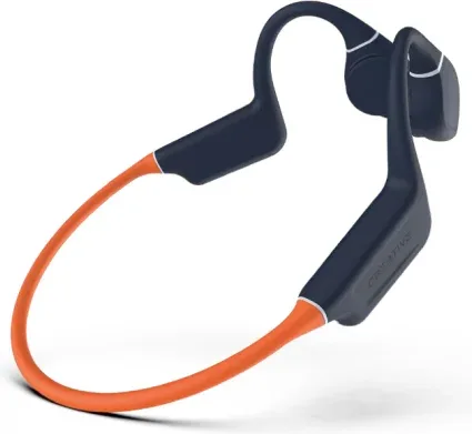 Creative Labs EF1081 Auriculares Inalámbrico gancho de oreja USB Tipo C Bluetooth Negro, Naranja