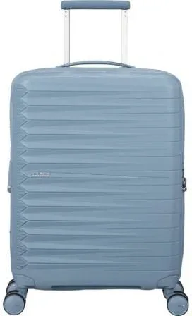 Maleta de Cabina American Tourister FastForward Spinner Expansible 55cm/ 55x40x23cm/ 4 Ruedas/ Azul