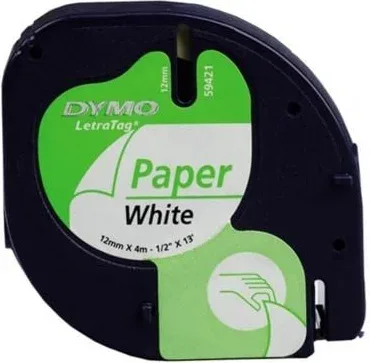 Letratag papel 12mm. x 4m.