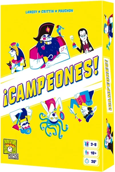 Juego de mesa ¡campeones! edad recomendada 10 años