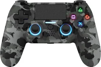 Dragonshock Mizar+ Bluetooth Wireless Controller Full Grey Camo For Ps4, Pc, Mobile /RGB