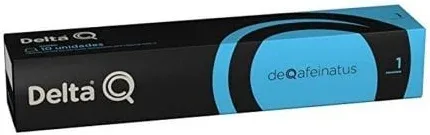 Cápsula Delta DeQafeinatus para cafeteras Delta/ Caja de 10