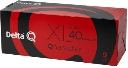 Cápsula Delta Qharacter para cafeteras Delta/ Caja de 40