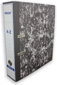 Archivador Jaspeado A-Z Folio con Rado Negro Ancor 002089