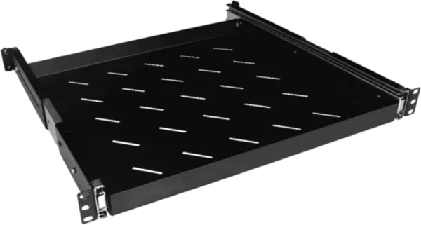 Bandeja fija 1u para armario rack 19 pulgadas phasak 800mm pho 5280 negro
