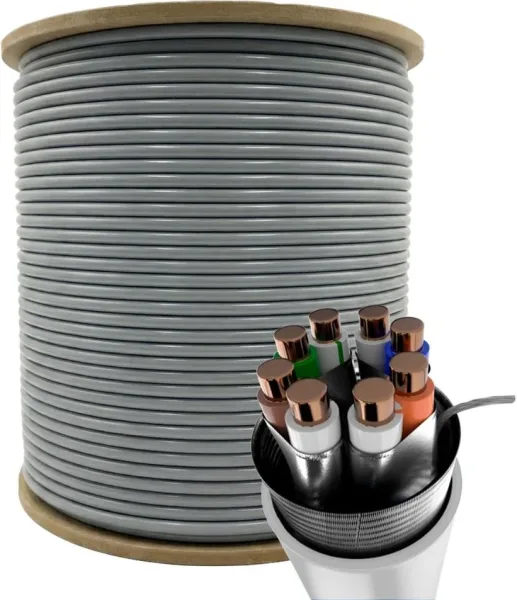 Bobina cable red solido phasak s - ftp cat.6a awg23 305m fluke lszh phr 6202