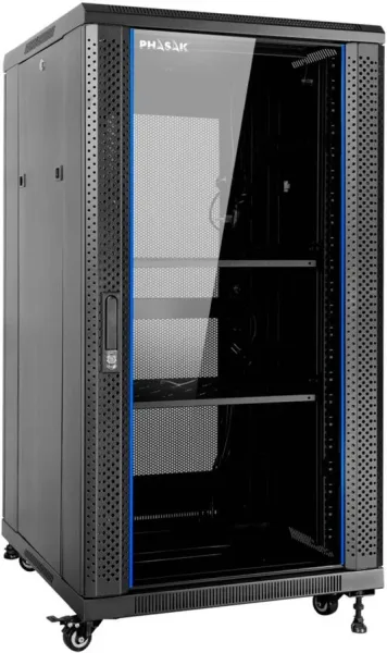 Armario rack de suelo 19 pulgadas phasak pro 22u 600x800 pho 6822