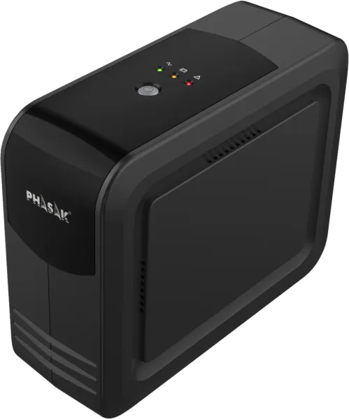 SAI Línea Interactiva Phasak Smart Lite 950VA/ 950VA-570W/ 3 Salidas/ Formato Torre