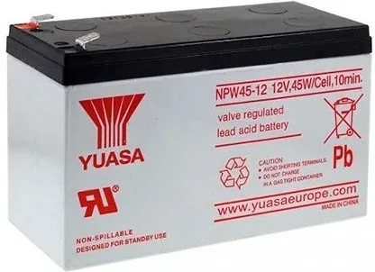 Bateria yuasa npw45 - 12 compatible para sais 9ah 12v acido - plomo