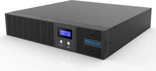 SAI Línea Interactiva Phasak Protekt Rack/ 2160VA-1400W/ 4 Salidas/ Formato Rack