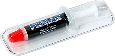 Pasta termica phasak syringe grey - silver  0.5 grams gaming dta 018