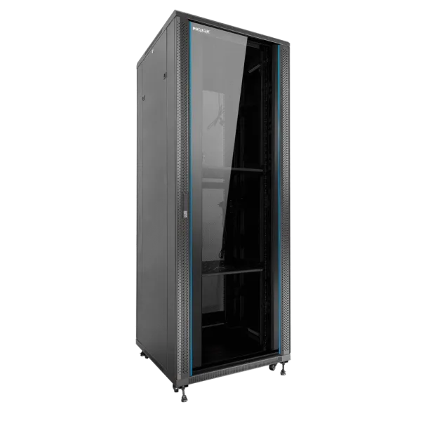 Armario rack de suelo 19 pulgadas phasak pro 42u negro 600x800 montado