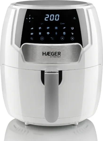Freidora Inteligente Air Feast Digital 4.2L Blanco Haeger