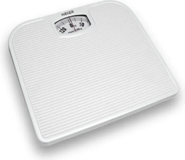 Bascula de Baño Manual Blanco Haeger