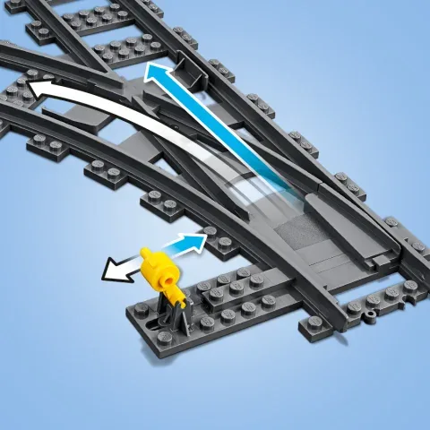Lego vías - cambios de agujas