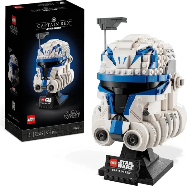 Lego star wars casco del capitán rex