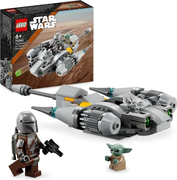 Lego star wars the mandalorian microfighter caza estelar n - 1
