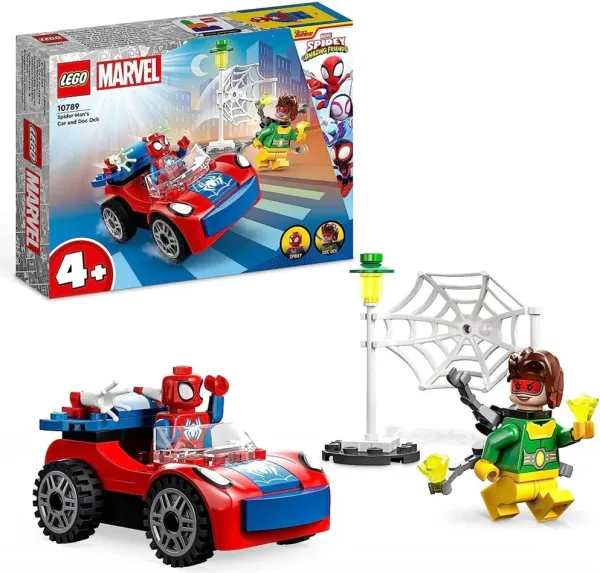 Lego marvel coche de spider - man y doc ock