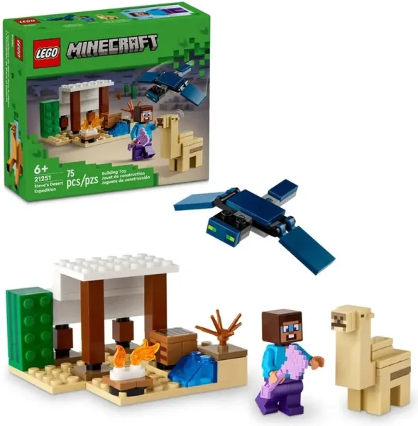Lego minecraft la expedicion de steve al desierto
