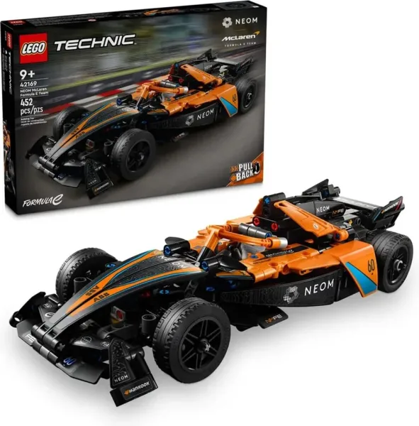 Lego technic neom mclaren formula e race car