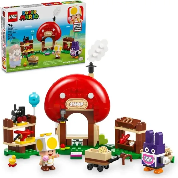 Lego super mario set de expansion: caco gazapo en la tienda de toad