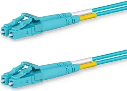 Cable de Fibra Óptica Multimodo Dúplex Lanview LVO231469/ LSZH/ 1m/ Azul
